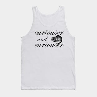 Lispe Curiouser and Curiouser Cheshire Cat Tank Top